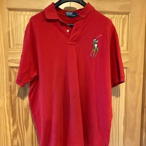 Ralph Lauren Big Pony Polo Red - Men’s XL